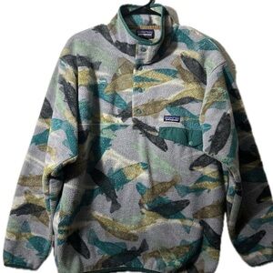 Men’s Patagonia Synchilla Snap-T Fleece Pullover “Trout Tails”